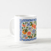 地中海グレープフルーツの花開く  コーヒーマグカップ (正面左)