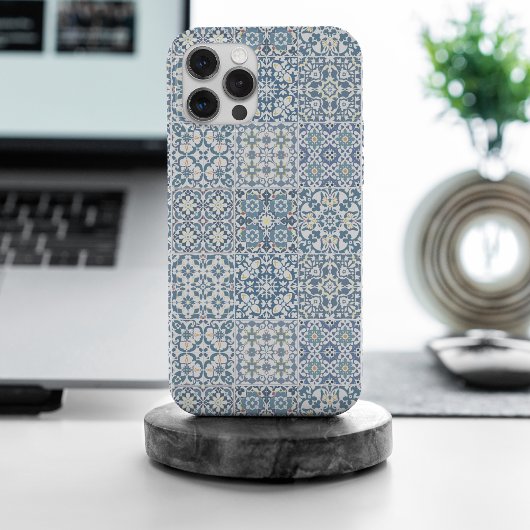 地中海タイル モロッコ マジョリカ アズレージョ Case-Mate iPhoneケース