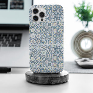 地中海タイル モロッコ マジョリカ アズレージョ iPhone 15 PRO MAXケース