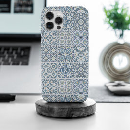 地中海タイル モロッコ マジョリカ アズレージョ iPhone 15 PRO MAXケース