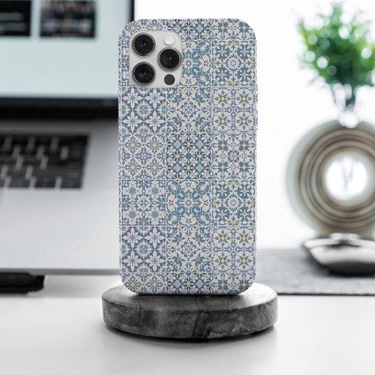 地中海タイル モロッコ マジョリカ アズレージョ iPhoneケース