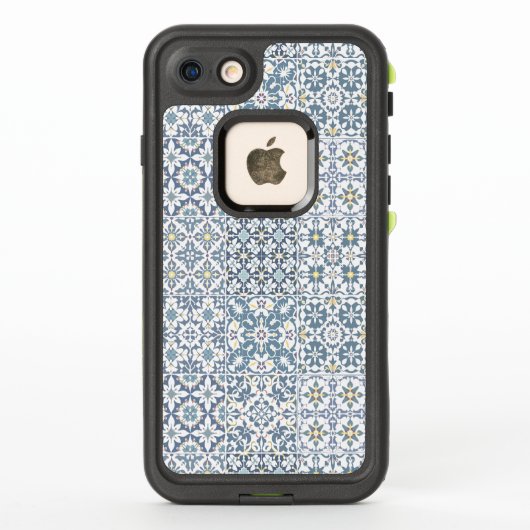 地中海タイル モロッコ マジョリカ アズレージョ LifeProof iPhoneケース (裏面)