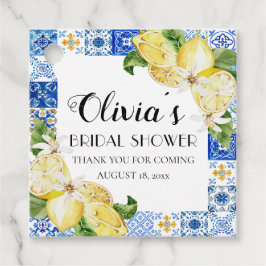 地中海ポジターノ ウェディングシャワー シール フェイバータグ