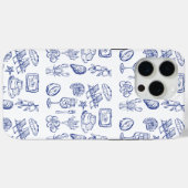 地中海ライフの輪郭 Case-Mate iPhoneケース (裏面 (横))