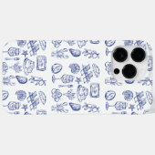 地中海ライフの輪郭 Case-Mate iPhoneケース (裏面 (横))