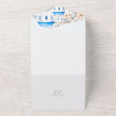 地中海リゾートウェディング オールインワン招待状 (外側)