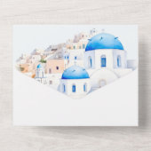 地中海リゾートウェディング オールインワン招待状 (裏面)