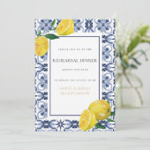 地中海レモンリハーサルディナー招待状 招待状 (スタンド正面)