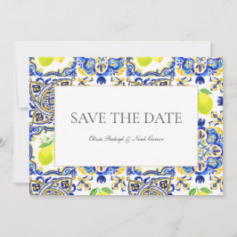 地中海レモン・セーブ・ザ・デート ウェディングカード セーブザデート