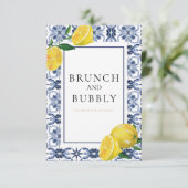 地中海レモン ブライダルシャワー カード (スタンド正面)