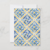 地中海レモン メインスクイーズ ブライダルシャワー サンキューカード (裏面)
