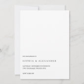 地中海ワイナリーのアーチ 保存日 招待状 (裏面)