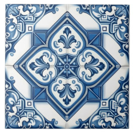 地中海風装飾模様 タイル