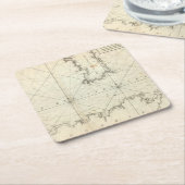 地中海2 スクエアペーパーコースター (アングル)