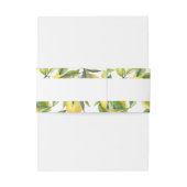 地中海 イタリア ギリシャ レモン 輝かしい ウェディング 招待状ベリーバンド (裏面例)