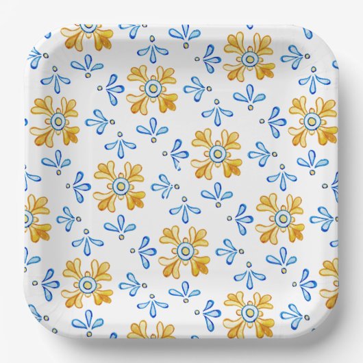 地中海 ペーパープレート (正面)