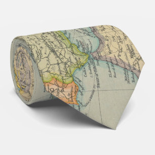 地中海(1912年)のヴィンテージの地図 ネクタイ