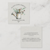 地主ガーデナーグリーンリー スクエア名刺 (正面/裏面)