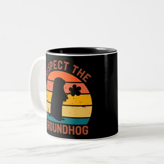 地主権を尊重する ツートーンマグカップ (正面左)