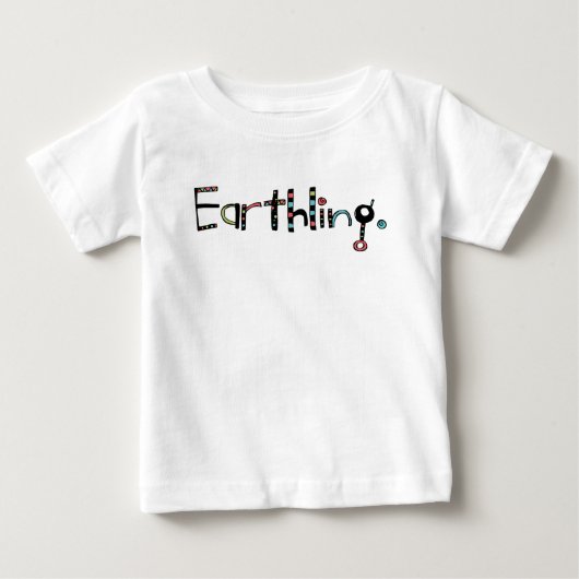地予測できな削 ベビーTシャツ (正面)