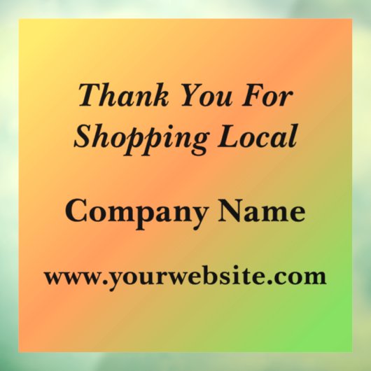 地元でお買い物していただきありがとう ウィンドウサイン (シート3)