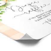 地元で栽培されたカボチャ農場おむつラッフルポスター ポスター (角)