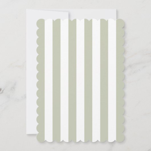 地元で栽培されたカートのベビシャワー招待状 招待状 (裏面)