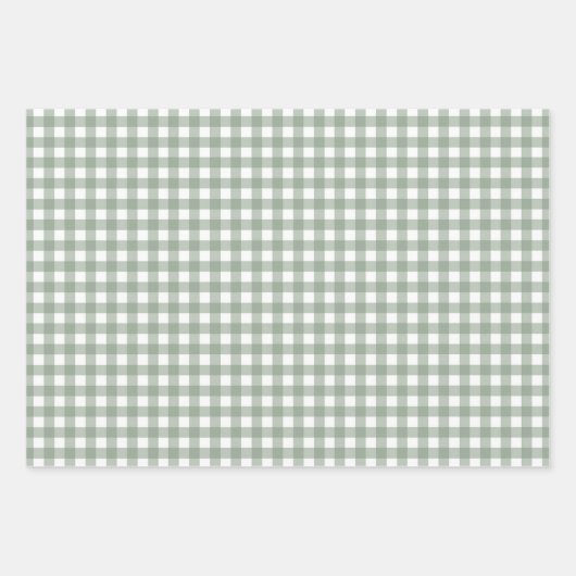 地元で栽培されたギフトラップジンガムラッピング紙 ラッピングペーパーシート (正面3)