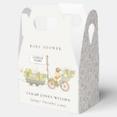 地元で栽培されたゴールデンレトリバーフローラベビーシャワー フェイバーボックス (オープン)