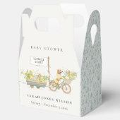 地元で栽培されたゴールデンレトリバーフローラベビーシャワー フェイバーボックス (オープン)