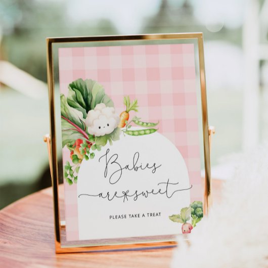 地元で栽培されたピンクのベビーベビーは甘いポスター ポスター