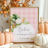 地元で栽培されたピンクのベビーベビーは甘いポスター ポスター