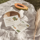 地元で栽培されたファーマーズマーケットおむつラッフル エンクロージャーカード