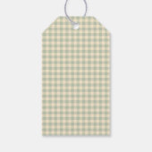 地元で栽培されたファーマーズマーケットベビーシャワー ギフトタグ (裏面)