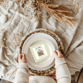 地元で栽培されたファーマーズマーケットベビーシャワー スタンダードカクテルナプキン