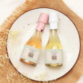 地元で栽培されたファーマーズマーケットベビーシャワー スパークリングワインラベル