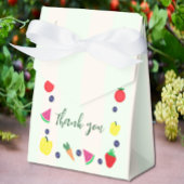 地元で栽培されたファーマーズマーケットベビーシャワー フェイバーボックス