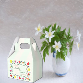 地元で栽培されたファーマーズマーケットベビーシャワー フェイバーボックス