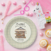 地元で栽培されたファーマーズマーケットベビーシャワー ペーパープレート (パーティー)