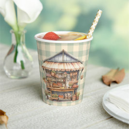 地元で栽培されたファーマーズマーケットベビーシャワー 紙コップ