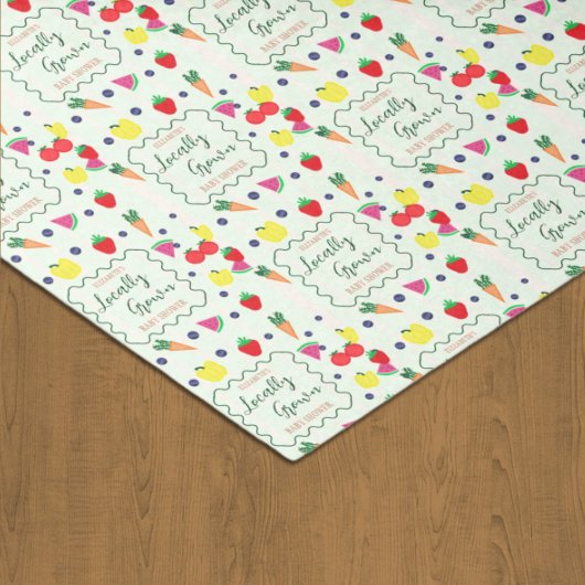 地元で栽培されたファーマーズマーケットベビーシャワー 薄葉紙