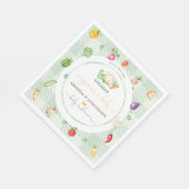 地元で栽培されたベビーベビーシャワー スタンダードランチョンナプキン (角)