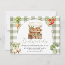 地元で栽培されたベビー用の新鮮マーケットブック