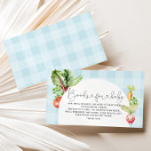 地元で栽培されたベビー農家のベビーチケット用の本 エンクロージャーカード