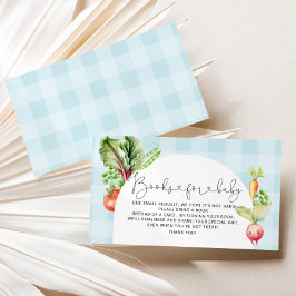 地元で栽培されたベビー農家のベビーチケット用の本 エンクロージャーカード