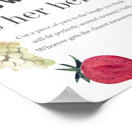 地元で栽培されたベビー農家市場どのように大きな腹 ポスター (角)