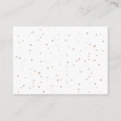 地元で栽培されたベビー農家市場のベビースシャワー エンクロージャーカード (裏面)