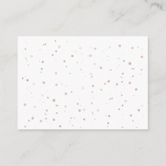 地元で栽培されたベビー農家市場のベビースシャワー エンクロージャーカード (裏面)