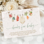 地元で栽培されたベビー農家市場のベビースシャワー エンクロージャーカード