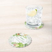 地元で栽培されたベビー農家市場のベビースシャワー ペーパーコースター (インサイチュ)